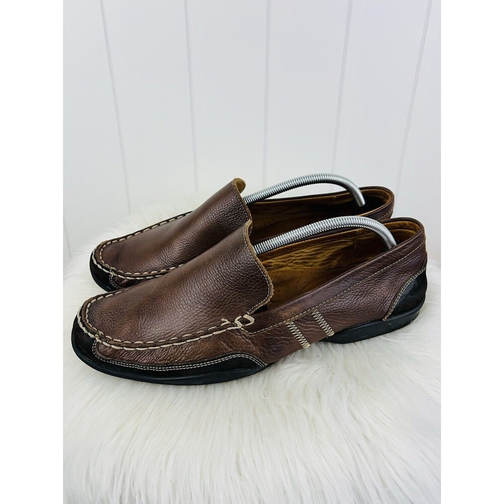 Cole Haan Tucker Venetian Brown Brazilian Leather Loafers Slip On Shoes Mens 11D